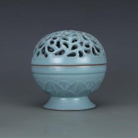 ★特 价秒杀1230★精品瓷器■【★★宋汝窑天青釉香薰