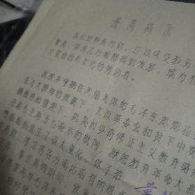 黄利健1969成绩表，思想学习情况报告表，家庭报告书，