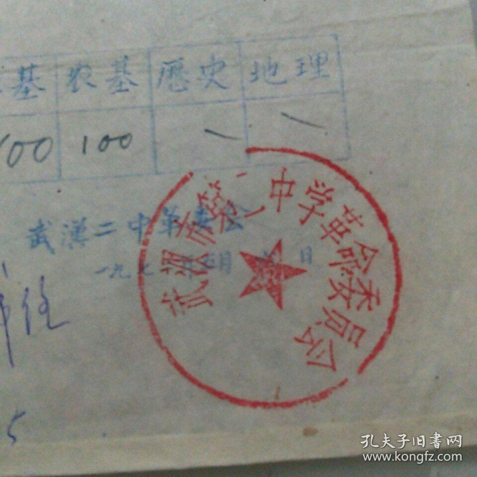 通知单