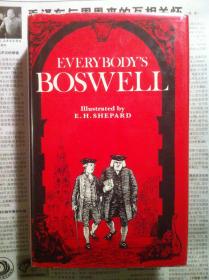 Everybody‘s Boswell 鲍斯威尔著作精选集 谢泼德插图精装本 护封全新