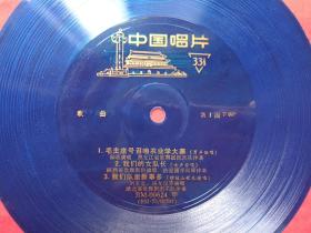 中国唱片：（蓝色薄膜唱片、BM-00624甲乙、BM-75/01248-247、歌曲、春风吹遍彝家家（女声独唱、李存琏演唱）、山庄巡逻队（陕西歌舞剧院、雷茨宇领唱、薛强国手风琴伴唱）、毛主席号召咱农业学大寨（郭颂演唱、黑龙江省歌舞团民乐队）、我们队里新事多（刘家谊、骆友汉演唱、黑龙江省歌舞团民乐队伴奏））1975年出版第三张发布