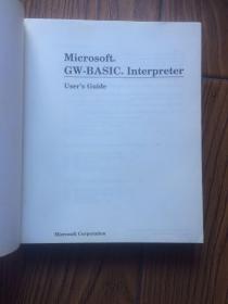 Microsoft GW-Basic Interpreter: User's Guide