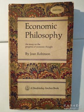 Economic Philosophy: An Essay on Progress of Econimic Thought