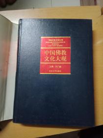 《中国佛教文化大观 》--精装带护封 1版1印   书9品如图