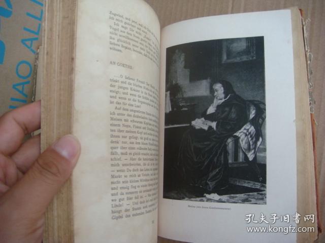 BETTINA：Ein Lesebuch für unsere Zeit   德文原版插图本 1953年 布面精装+书衣  大32开