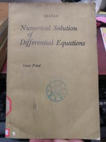 Numerical solution of differential equations（货号：H152）