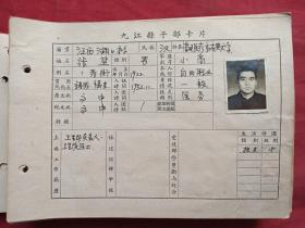 原况单本成册老影集老相册老档案发布第48-2--—（孔网首现、重大文献、罕见珍贵珍惜资料）江西省九江市（原九江县）卫生院及保健站干部卡片照片档案 （1957年4月，原九江县人民委员会人事局）相关黑白老照片、老影集、老相片、老像片、老资料、老档案补图2（补图仅供查看，勿拍，可拍买金额8980元发布）