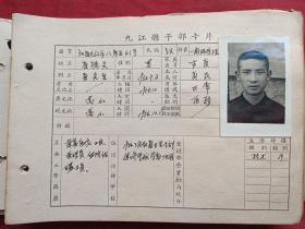 原况单本成册老影集老相册老档案发布第48-2--—（孔网首现、重大文献、罕见珍贵珍惜资料）江西省九江市（原九江县）卫生院及保健站干部卡片照片档案 （1957年4月，原九江县人民委员会人事局）相关黑白老照片、老影集、老相片、老像片、老资料、老档案补图2（补图仅供查看，勿拍，可拍买金额8980元发布）
