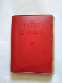 60年代红塑料皮《毛泽东选集》成语典故