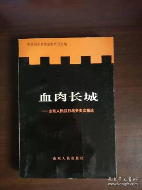 血肉长城—山东人民抗日战争史实精选