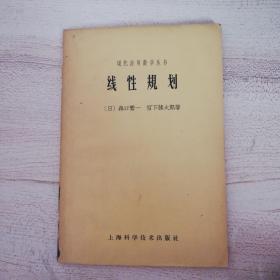 现代应用数学丛书 线性规划