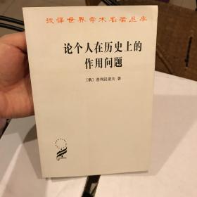 论个人在历史上的作用问题