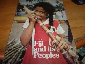 外文原版---Fiji and its Peoples--斐济及其人民 ---前有英文签赠,还夹1张1977年美术作品