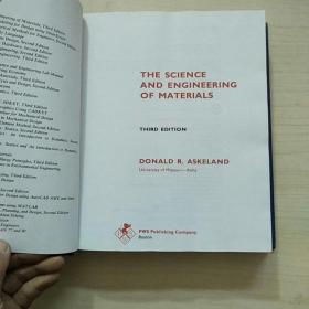 The SCIENCE and ENGINEERING of MATERIALS（精装）