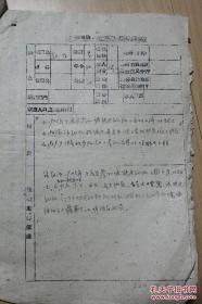 军政类收藏：赵存  绥远起义、 晋北专员公署介绍信 调查表 自传