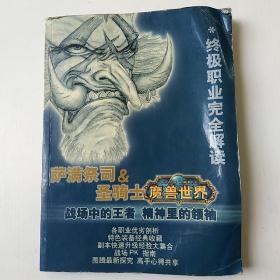 萨满祭司圣骑士魔兽世界：终极职业完全解读 无光盘