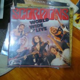Scorpions -world wide live 黑胶唱片LP 韩版首版 2lp