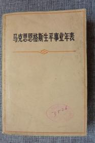 马克思恩格斯生平事业年表