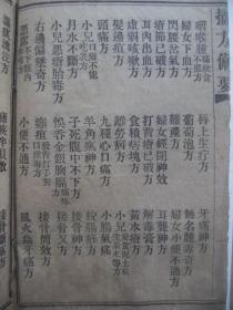 摘方备要 线装一册 宣统贰年(1910年)