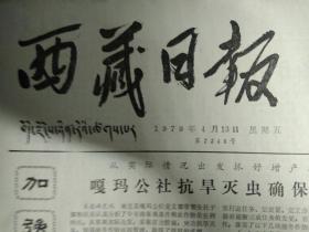 中共中央军委发布命令授予戴志敏爱民模范荣誉称号1979年4月13访五届人大代表西藏运输标兵任德路。访错那县勒布区85岁的白玛《西藏日报》甫公社植树成绩显著。边坝县草卡公社大力积肥造肥。左贡县委和县革委会认真总结经验教训因地制宜调整种植计划。丁青县委切实改进领导作风和工作方法坚持实事求是原则促进农牧业生产发展。乃东公社去年社队企业总收入达到7万多元。当雄县种畜场按羔育幼经验介绍