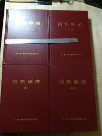 段氏族谱卷一卷二卷三卷四完整一套。滇黔十县编写