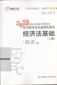 轻松过关1 .2019年会计专业技术资格考试应试指导及全真模拟测试 经济法基础(上下册)