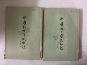 中国新文学史初稿 上下册  二本合售