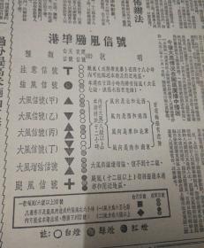 “一G道”的反动本质及罪行，第三版，上海气象台飓风警报发佈办法（有图示）。1953年5月29日《新闻日报》