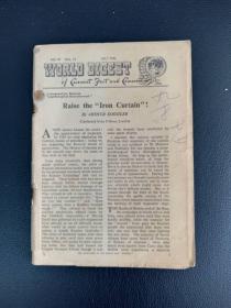 World Digest   1946.7  NO.87  VOL.15  世界文摘（英国）