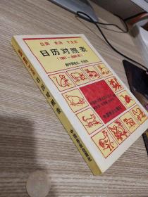 公歷農(nóng)歷干支歷  日歷對(duì)照表（1881 -2000）