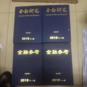 金融研究2018年合订本+金融参考2018年合订本4册合售