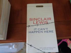 SINCLAIR  LEWIS  IT CAN'T HAPPEN HERE