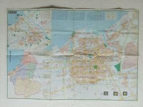 秦皇岛市交通旅游地名图 2001一版一印