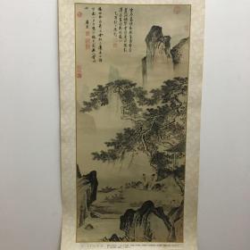 故宫博物院80年代出版明代画作（4）画芯高67公分宽31公分