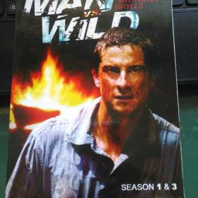 荒野求生 英文进口原版 Man vs. Wild（8张DVD）