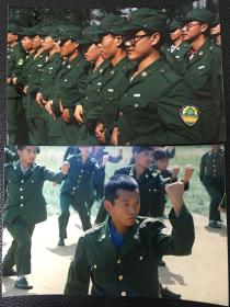 老照片：山东大学九六级学生开学典礼暨军训阅兵式