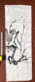 沈尹默弟子：瞿心安国画三张，笔墨老辣，大写意