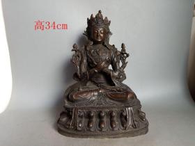 明代紫铜佛像11