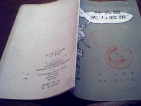 什么是“实力政策”