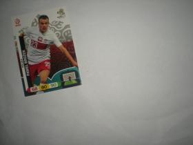 帕尼尼 panini 游戏版 2012年欧洲杯 球星卡  波兰    布罗泽克