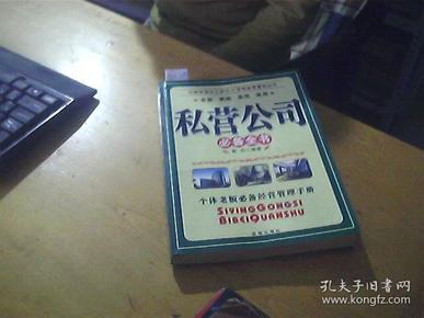 私营公司 必备全书 个体老板必备经营管理手册