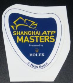 上海 劳力士 ATP1000 网球大师赛 Logo 徽章 官方小贴纸 现货