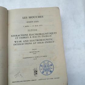 les houches weak and electromagnetic interactions at high energy（H4368）