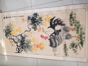 江苏南京著名画家丁惠兴作品8平尺保真