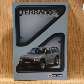 1989年 日产 尼桑 TERRANO 4x4 两门SUV NISSAN 汽车 样本 宣传册 目录