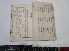 百症验方录(1949年解放区石印中医验方书、有"前言"、"目录"书影、32开)见书影及描述