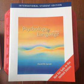 Psychology of language 语言心理学 英文原版