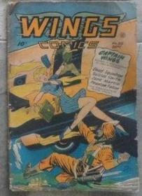 民国漫画 《wings》 1947年 彩色