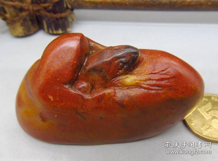 寿山鲎箕石 蛙趣