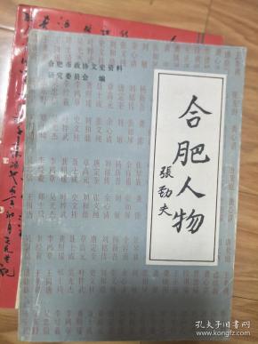 《合肥人物》专辑（潘鼎新，段祺瑞，贾德耀，龚心湛，王揖唐，郑士琦，张义纯，余心清，刘文典，郑大章等合肥籍人物传记！）